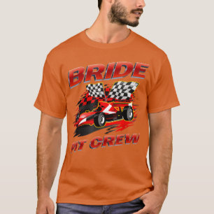 Camiseta Equipe de Poço da Noiva Corrida de Carros Festa de