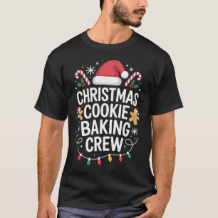 Camiseta Equipe de Preparação de Biscoitos de Natal para Co