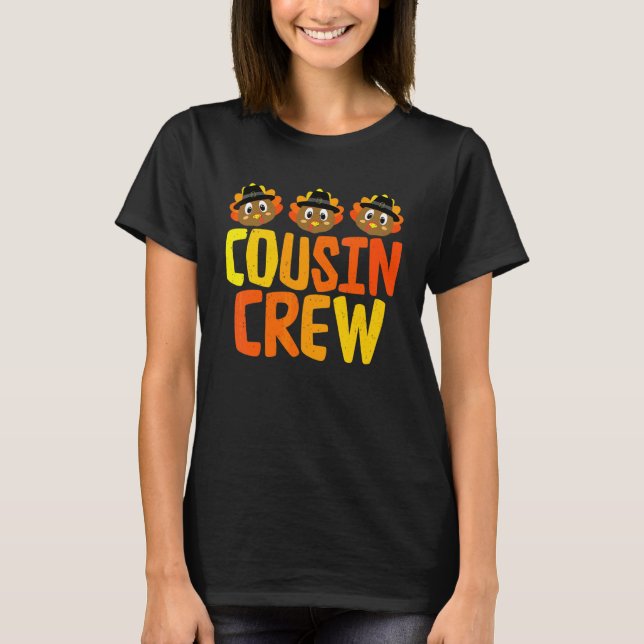 Camiseta Equipe de Primo de Ação de Graças Peru Primo Crian (Frente)