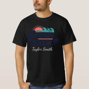 Camiseta Equipe de Primo de Verão de Praia Personalizada Fé