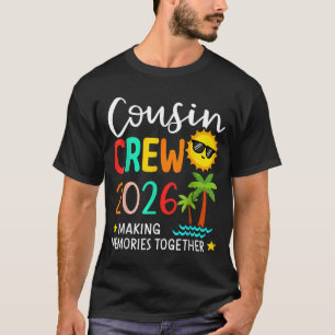 Camiseta Equipe de primos de 2026 Férias de verão Família d
