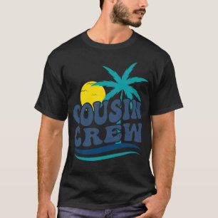 Camiseta Equipe de Primos Férias de Verão Família Praia Tro