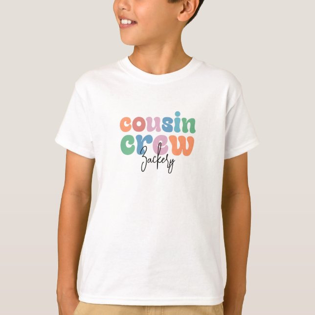 Camiseta Equipe de Primos Groovy Personalizada (Frente)