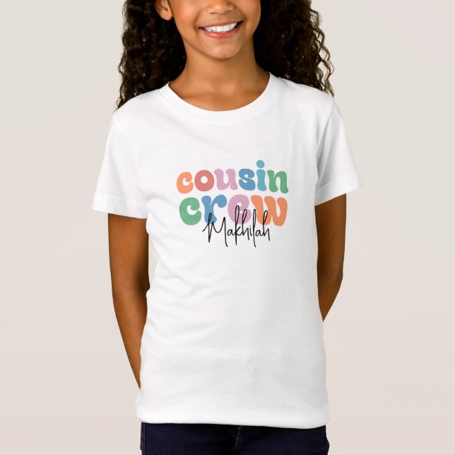 Camiseta Equipe de Primos Groovy Personalizada (Frente)