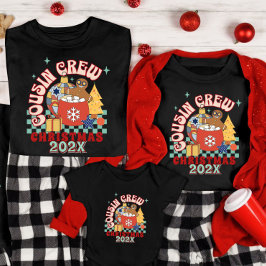 Camiseta Equipe de primos Natal correspondendo aos primos