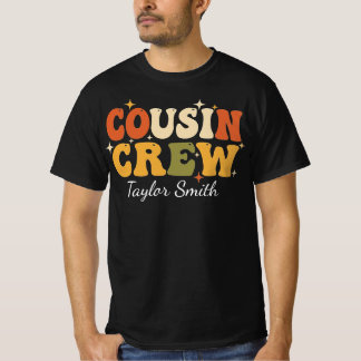 Camiseta Equipe de Primos Retrô Encontro de Família Persona