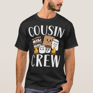 Camiseta Equipe de Primos Viagem de Camping 2024 Grupo de F