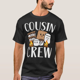 Camiseta Equipe de Primos Viagem de Camping 2024 Grupo de F
