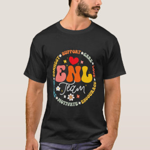 Camiseta Equipe de Professor de Inglês Nova Língua Esquadra