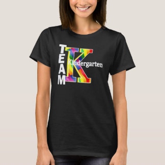 Camiseta Equipe de professor e aluno descolorido jardim de