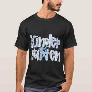 Camiseta Equipe de professora de jardim de infância Preppy