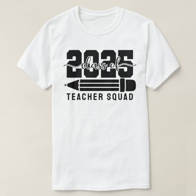 Camiseta Equipe de Professores da Turma de 2025 (Frente do Design)