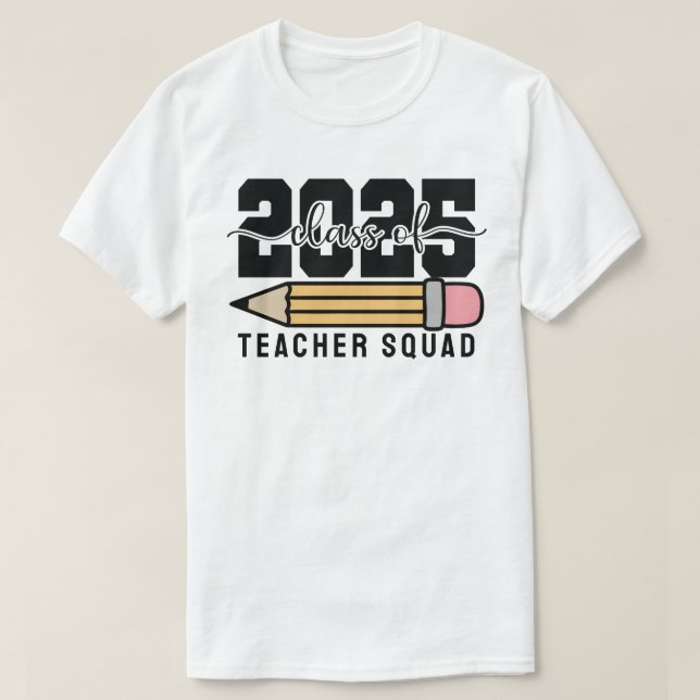 Camiseta Equipe de Professores da Turma de 2025 (Frente do Design)