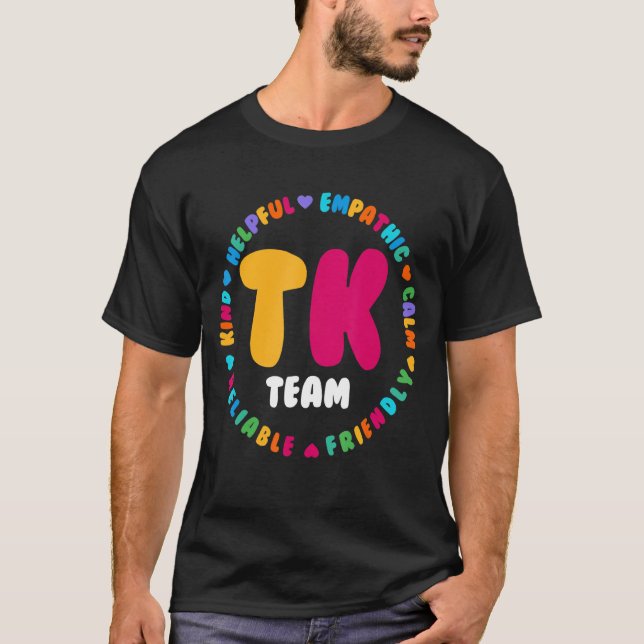 Camiseta Equipe de Professores de Jardim de Infância de Tra (Frente)