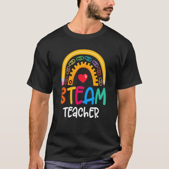 Camiseta Equipe De Professores De Vapor De Volta Ao Estômag (Frente)
