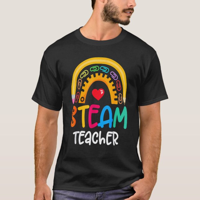 Camiseta Equipe De Professores De Vapor De Volta Ao Estômag (Frente)