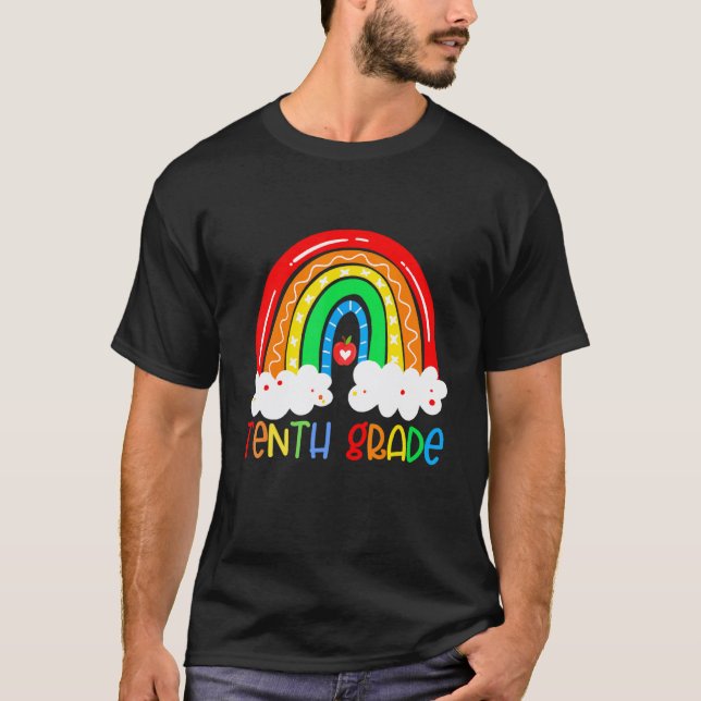 Camiseta Equipe de Professores do Arco-íris da Décima Série (Frente)