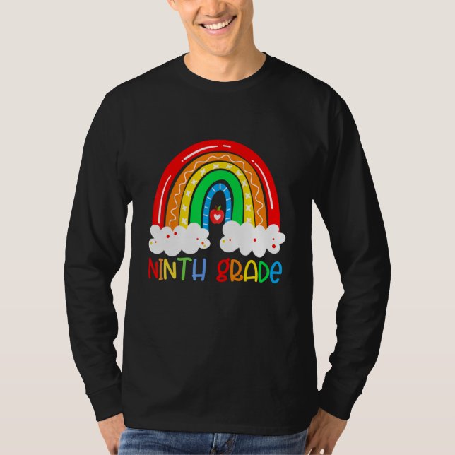 Camiseta Equipe de Professores do Arco-Íris do Nono Ano Tur (Frente)