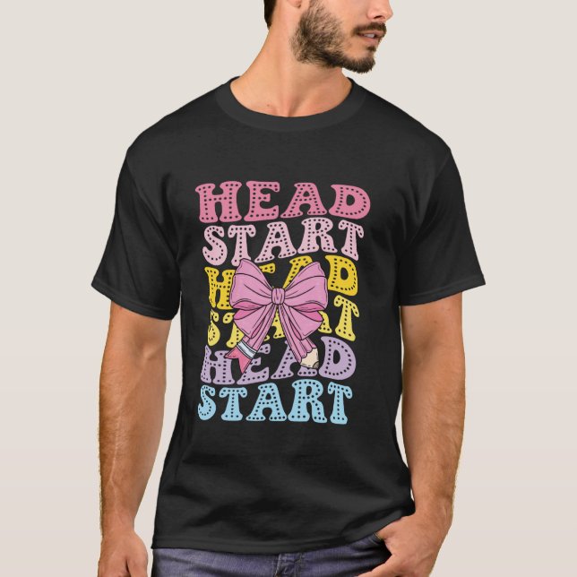 Camiseta Equipe de professores do Head Start Homeschool Hea (Frente)