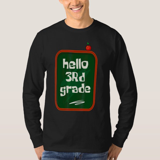 Camiseta Equipe de Professores do Quadro Negro da Terceira  (Frente)