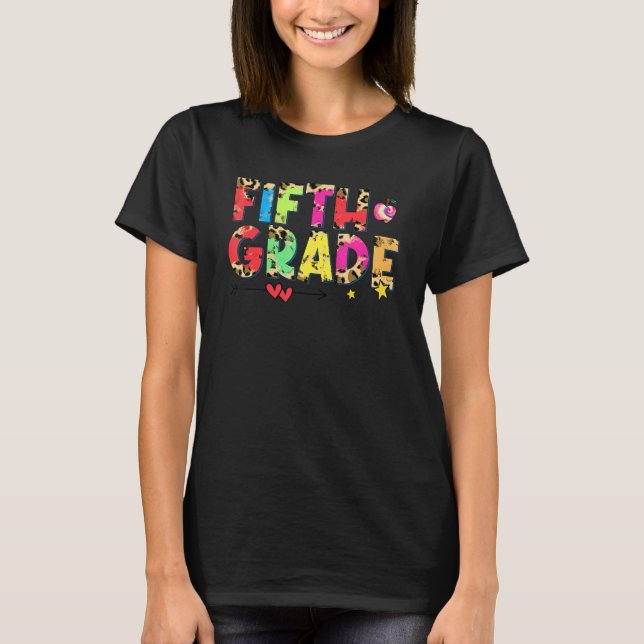 Camiseta Equipe De Professores Do Quinto Ciclo Do Leopardo  (Frente)