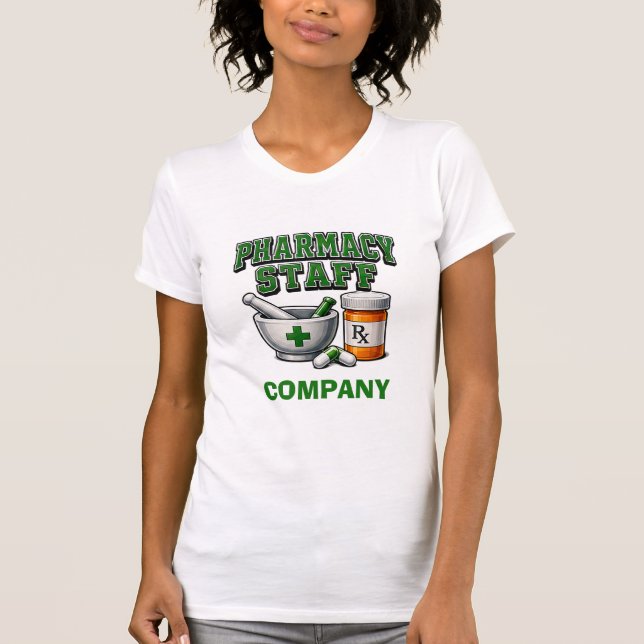 Camiseta 💊 Equipe de Profissionais de Saúde da Farmácia💊 (Frente)
