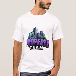 Camiseta 🏘️ Equipe de Propriedades Pessoal de Gestão de Im