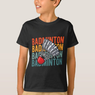 Camiseta Equipe de Racket de Badminton Retro - Encerramento