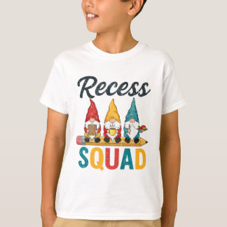 Camiseta Equipe de Recreio Professor Esquadrão Gnome Parque