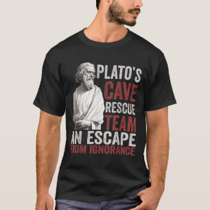 Camiseta Equipe de resgate da caverna Platos - Filosofia gr