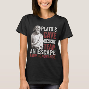 Camiseta Equipe de resgate da caverna Platos - Filosofia gr