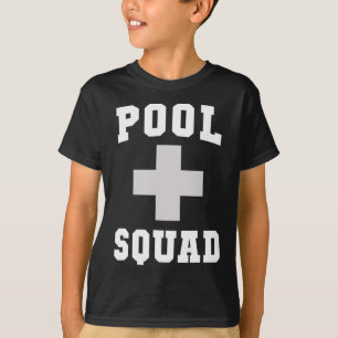 Camiseta Equipe de resgate de piscina fofa despacha salva-v