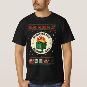 Camiseta Equipe de Resposta a Incêndio em Lixeira – Humor d