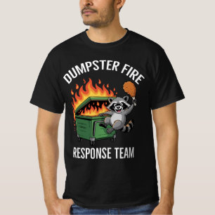 Camiseta Equipe de Resposta a Incêndio em Lixeira l Equipe