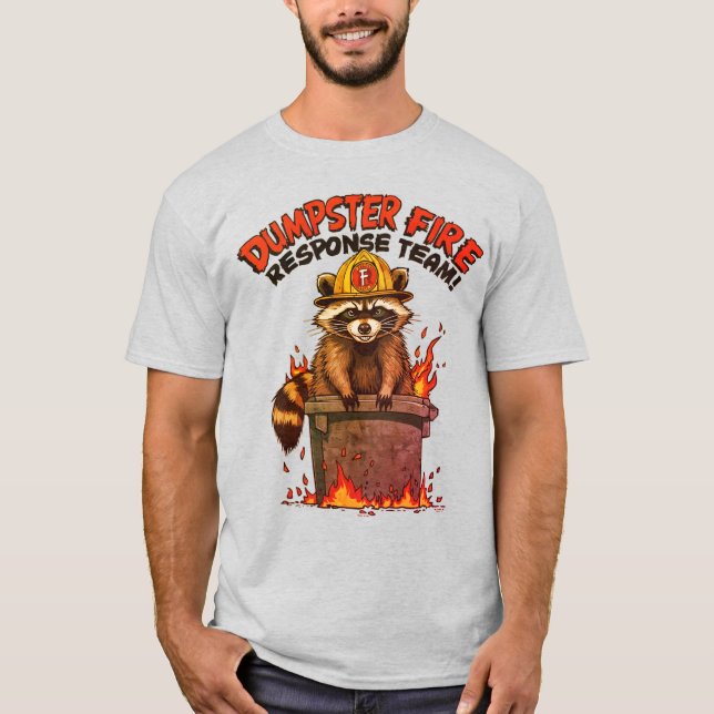 Camiseta Equipe de Resposta ao Incêndio em Container! (Frente)