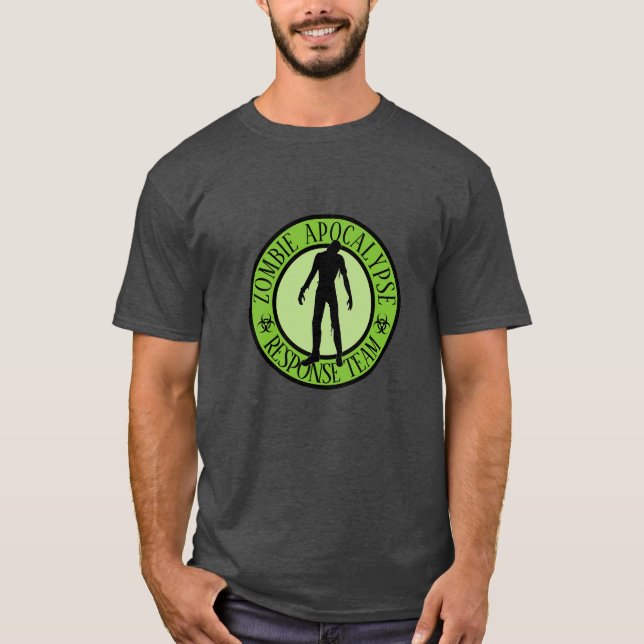 Camiseta Equipe de Resposta Apocalypse Zombie (Frente)