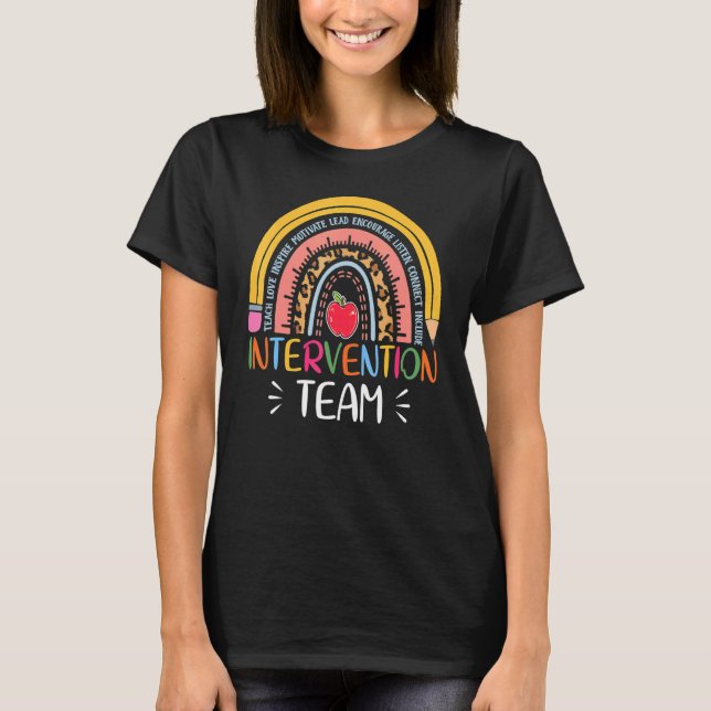 Camiseta Equipe de resposta da Rti Equipe na Escola de Prof (Frente)
