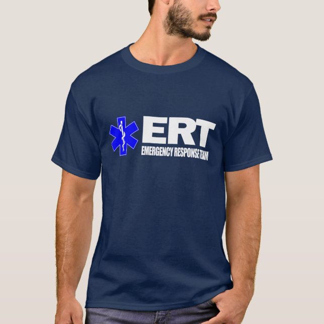 Camiseta Equipe de resposta de emergência ERT (Frente)