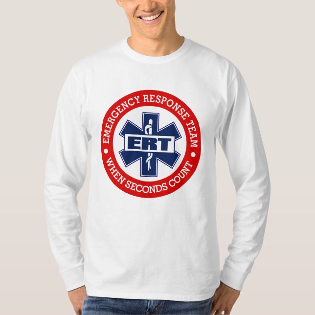 Camiseta Equipe de resposta de emergência ERT (Frente)