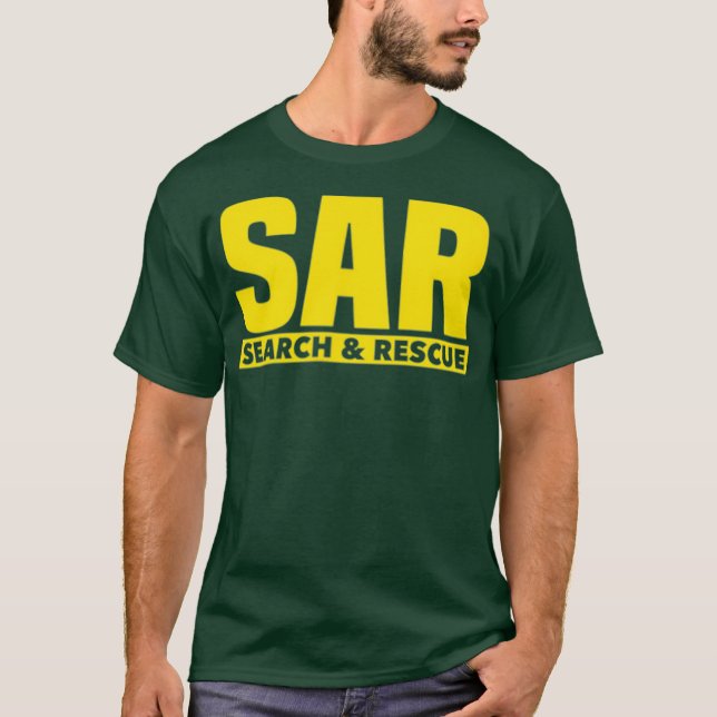Camiseta Equipe de Resposta de Emergência SAR de Emergência (Frente)