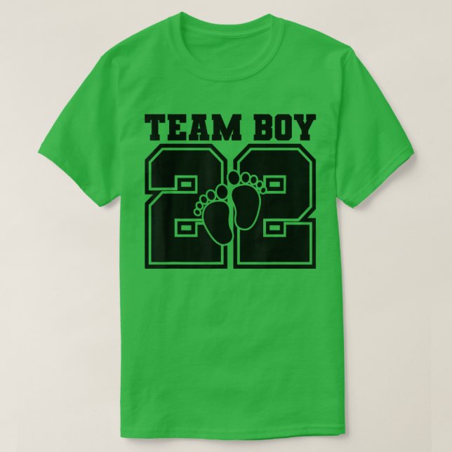 Camiseta Equipe de Revelação de Gênero Boy 2022 Festa de Be (Frente do Design)