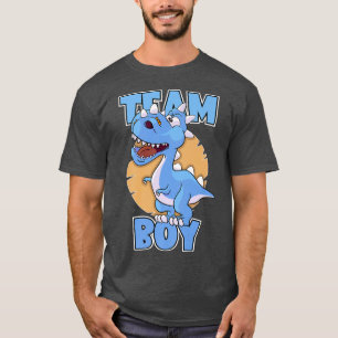 Camiseta Equipe de Revolução de Gênero Boy Dinosaur Team Bo