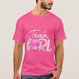 Camiseta Equipe de Revolução de Gênero Festa de Bebê da Fam