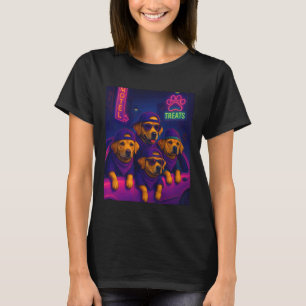 Camiseta Equipe de Rua do Lab Yellow Synthwave Engraçado