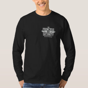 Camiseta Equipe de Segurança da Princesa de Aniversário Par