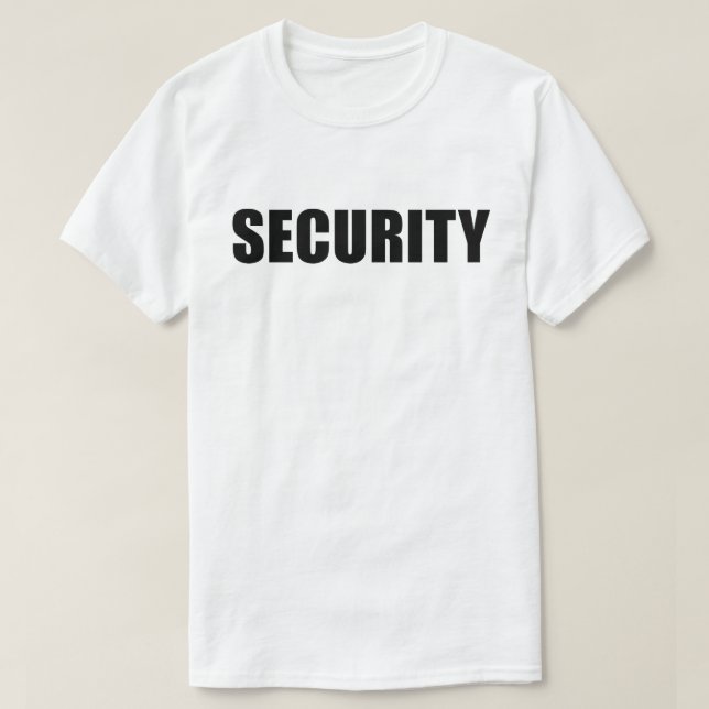 Camiseta Equipe de Segurança de Eventos (Frente do Design)