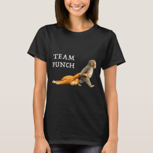Camiseta Equipe de soco de macaco bebê dá um soco