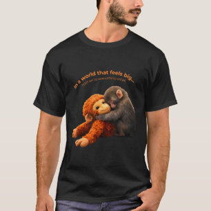 Camiseta Equipe de soco de macaco bebê soca segure-se em al