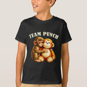 Camiseta equipe de soco de macaco bebê soco