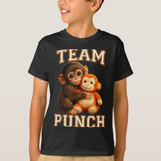 Camiseta Equipe de Soco do Macaco Bebê Soco (Frente)